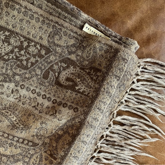 Pottery Barn Bedding Pottery Barn Blanket Wool Reversible Throw